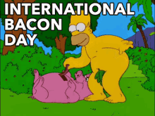 International Bacon Day GIF - Bacon Simpsons GIFs