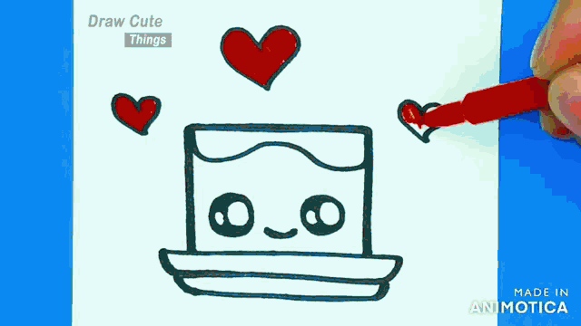easy cute love things to draw
