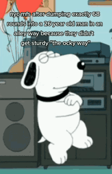 Brian Griffin The Ocky Way GIF - Brian Griffin Brian The Ocky Way GIFs
