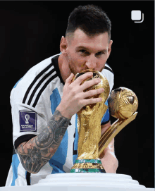 Messi World Champion Messi Cup GIF - Messi World Champion Messi Cup Argentina Worldcup GIFs