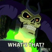 Whats That Skeletor GIF - Whats That Skeletor Masters Of The Universe Revelation GIFs