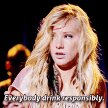 Glee Brittany Pierce GIF - Glee Brittany Pierce Everybody Drink Responsibly GIFs