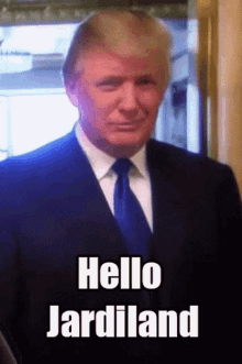 Trump Jardiland GIF - Trump Jardiland Hello GIFs
