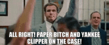 Yankee Clipper Paper Bitch GIF - Yankee Clipper Paper Bitch The Other Guys GIFs