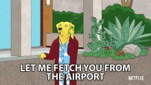 let me fetch you from the airport ill get you pick you up on my way mr peanutbutter