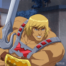 Looking Up He-man GIF