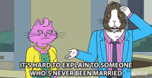 Its Hard To Explain To Someone Whos Never Been Married Princess Carolyn GIF - Its Hard To Explain To Someone Whos Never Been Married Princess Carolyn Amy Sedaris GIFs