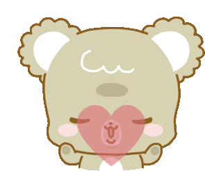 Bear Kiss Sticker - Bear Kiss Love Stickers
