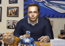 Elonmusk Stanlee GIF - Elonmusk Stanlee Marvel GIFs