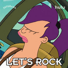 Let'S Rock Turanga Leela GIF - Let'S Rock Turanga Leela Futurama GIFs