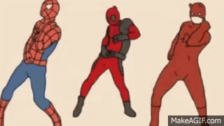 Spiderman Deadpool GIF - Spiderman Deadpool Daredevil - Discover & Share  GIFs