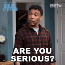 Are You Serious Cj Payne GIF - Are You Serious Cj Payne Tyler Perrys House Of Payne GIFs