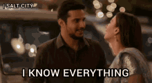 I Know Everything Salt City GIF - I Know Everything Salt City Applause Entertainment GIFs
