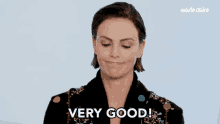 Very Good Impressed GIF - Very Good Impressed Charlize Theron GIFs