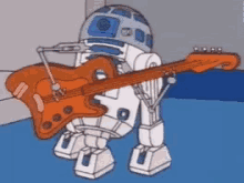 Rock And Roll R2d2 GIF - Rock And Roll R2d2 Starwars GIFs