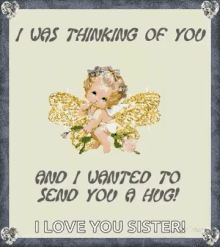 Thinking Of You I Love My Sister GIF