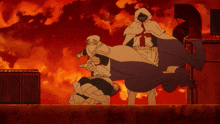 Fire Force Loop GIF - Fire Force Loop White Clad GIFs
