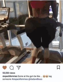 Girls At Gym Be Like Gluts GIF - Girls At Gym Be Like Gluts Exercise GIFs