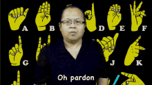 oh pardon lsf usm67 sign language
