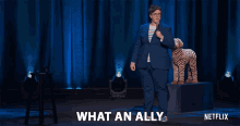 What An Ally Hannah Gadsby GIF - What An Ally Hannah Gadsby Hannah Gadsby Douglas GIFs