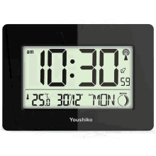 radio controlled projection clock uk digital weather station