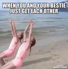 When You And Your Bestie Just Get Each Other Think Alike GIF