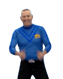 Thumbs Up Anthony Wiggle Sticker - Thumbs Up Anthony Wiggle The Wiggles Stickers