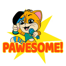 pawesome 44cats awesome great terrific