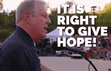 It Is Right To Give Hope! GIF - Inconvenient Sequel Inconvenient Sequel Gifs Al Gore GIFs