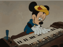 Mickey Mouse Birthday GIF - Mickey Mouse Birthday Piano GIFs