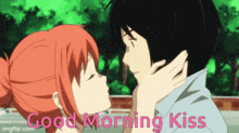 good morning kiss anime gif kiss good morning good morning kiss anime