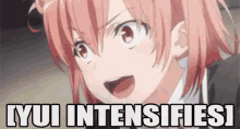 Excited Anime GIF - Excited Anime Yui Intensifies GIFs