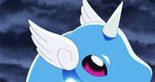 a cartoon character with wings and a tv tokyo logo on the bottom right