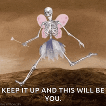 Skeleton Fairy GIF - Skeleton Fairy Running GIFs