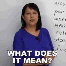 What Does It Mean Rebecca GIF - What Does It Mean Rebecca Engvid GIFs