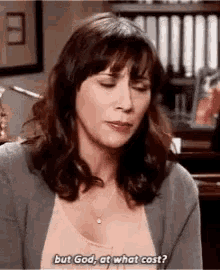 Parks And Rec But God At What Cost GIF - Parks And Rec But God At What Cost Anne GIFs