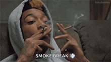 Smoke Cigarettes GIF - Smoke Cigarettes Khalifa GIFs