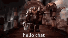 Garrosh Hellscream World Of Warcraft GIF - Garrosh Hellscream World Of Warcraft Hello Chat GIFs
