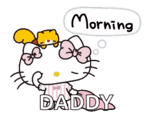 Morning Hello Kitty GIF - Morning Hello Kitty Just Woke Up GIFs