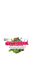 a sign that says stuffiesta on it