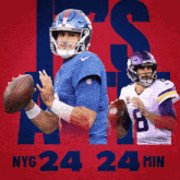 Minnesota Vikings (24) Vs. New York Giants (24) Post Game GIF - Nfl National Football League Football League GIFs