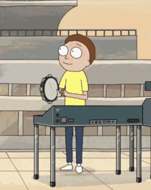 morty plying musical instrument