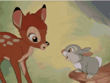 Bambi Bunny GIF - Bambi Bunny Deer GIFs