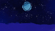 a cartoon drawing of a circle in the middle of a cloud
