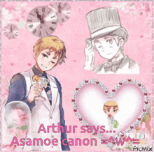 a picture of a man in a top hat holding a martini glass with the caption arthur says