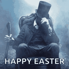 Abraham Lincoln Vampire Hunter GIF - Abraham Lincoln Vampire Hunter Happy Easter GIFs