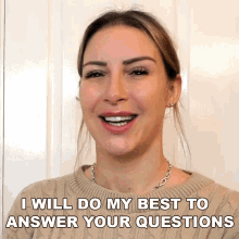 I Will Do My Best To Answer You Questions Tracy Kiss GIF - I Will Do My Best To Answer You Questions Tracy Kiss Ill Try Me Best GIFs