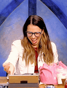 Critical Role Laura Bailey GIF - Critical Role Laura Bailey Rolling Dice GIFs
