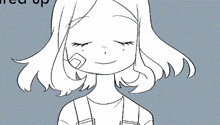 a black and white drawing of a girl with the words " my " and " avatar " on the bottom