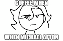 Michael Afton Fnaf GIF - Michael Afton Fnaf Coffee GIFs
